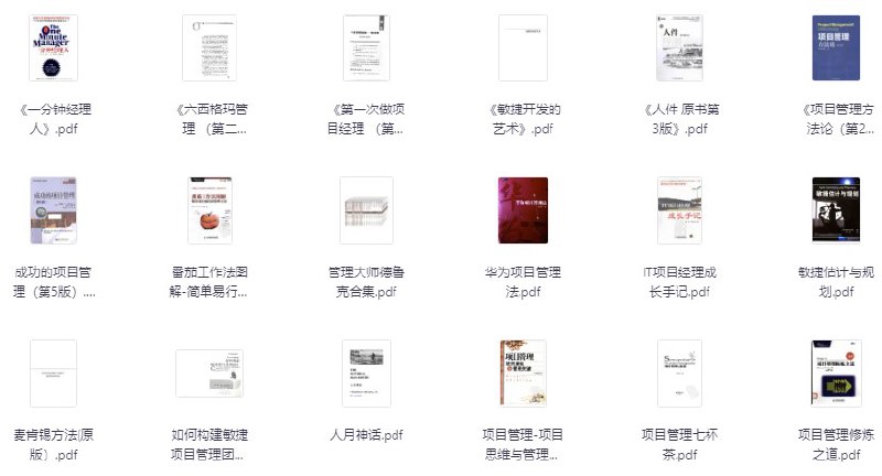 私藏的30本精品管理必读书籍合集 [大合集] - 夸克网盘 资源封面图
