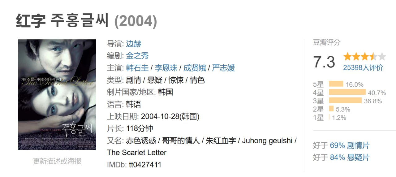 红字 주홍글씨 (2004) - 迅雷云盘 资源封面图