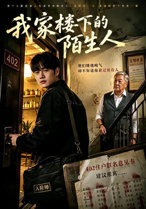我家楼下的陌生人（45集）周政&吴克刚|短剧 - 百度网盘 资源封面图