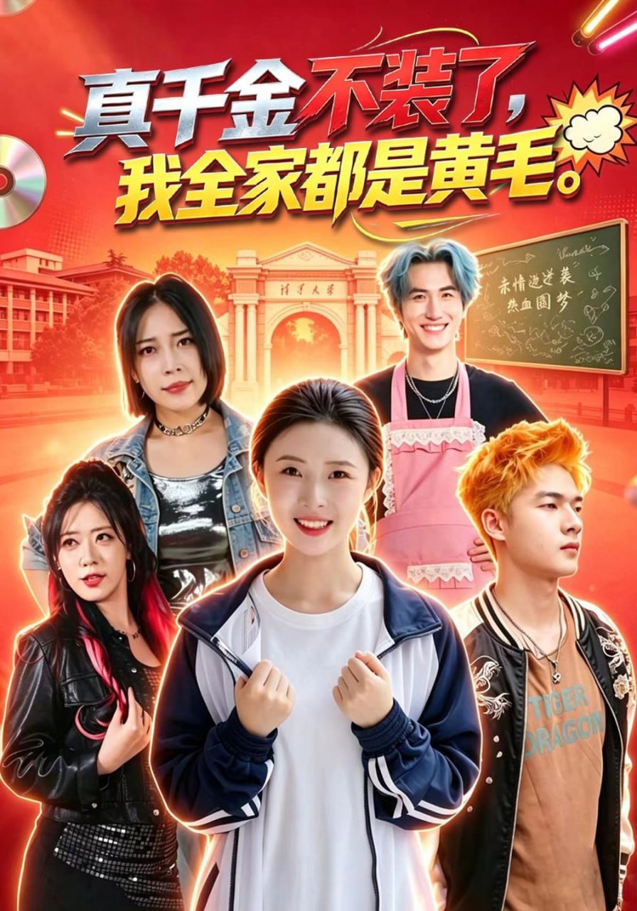 真千金不装了，我全家都是黄毛（53集）杨晨曦&赵辰奕&刘安胜|短剧 - 百度网盘 资源封面图