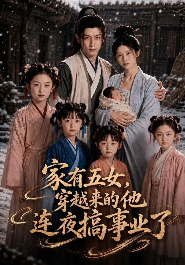 家有五女，穿越来的他连夜搞事业了&家有五女穿越来的他连夜搞事业了（110集）AI短剧 - 夸克网盘 资源封面图