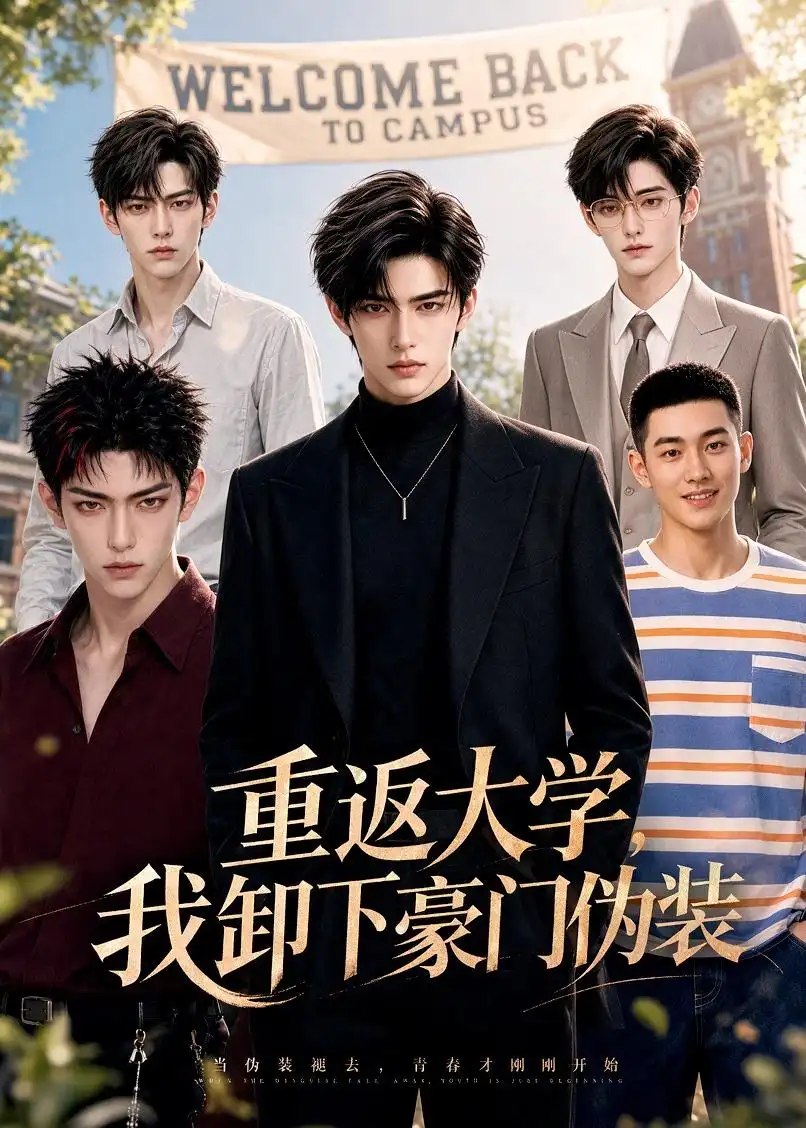 重返大学，我卸下豪门伪装&重返大学我卸下豪门伪装（78集）AI短剧 - 夸克网盘 资源封面图
