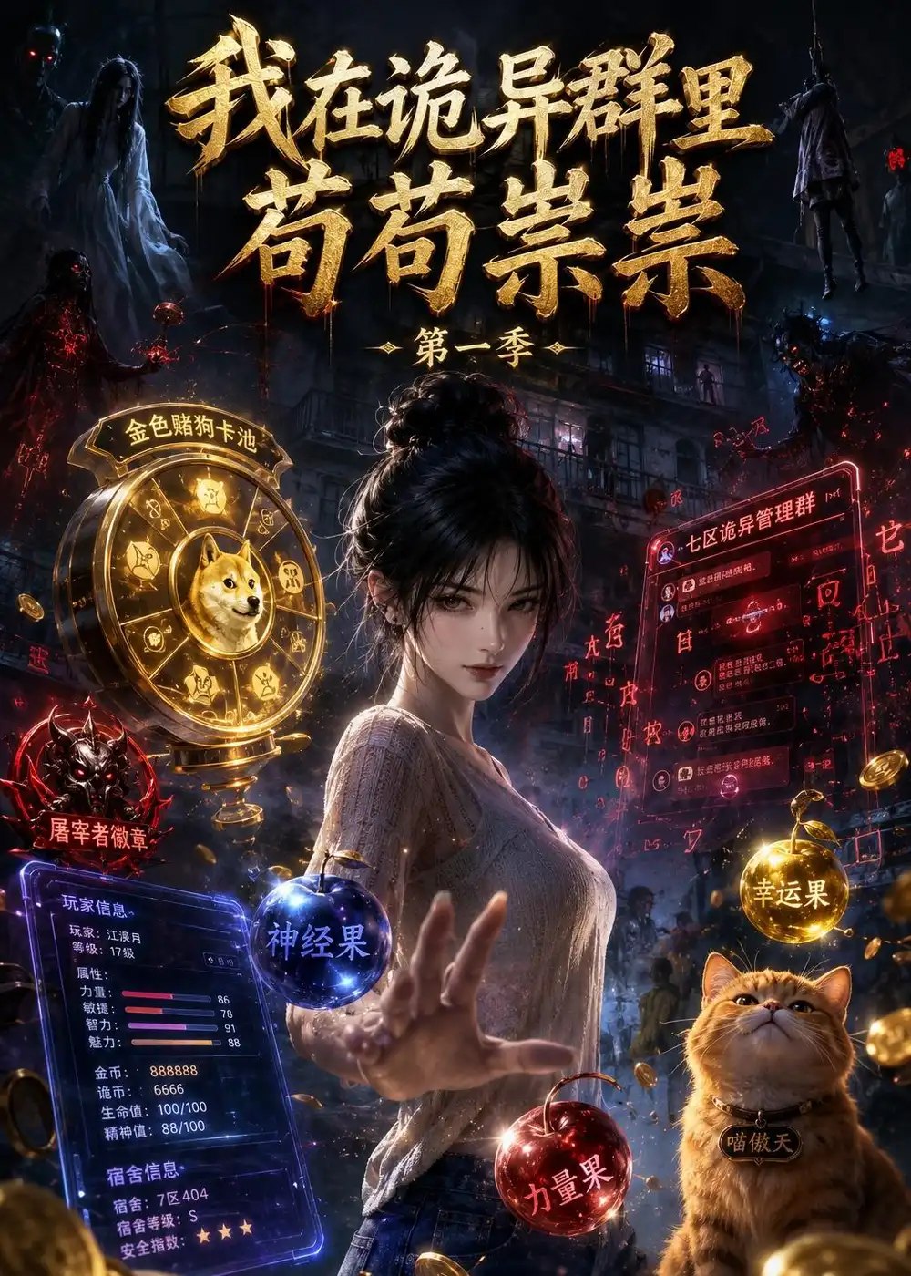 我在诡异群里苟苟祟祟第一季（74集）AI短剧 - 夸克网盘 资源封面图