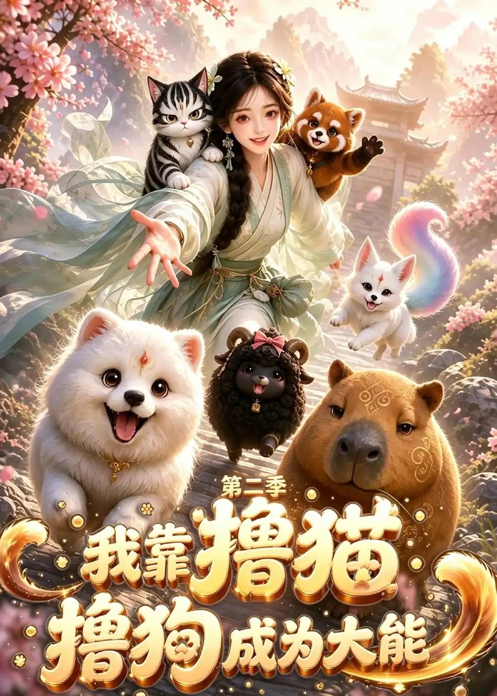 我靠撸猫撸狗成为大能第二季（81集）AI短剧 - 夸克网盘 资源封面图