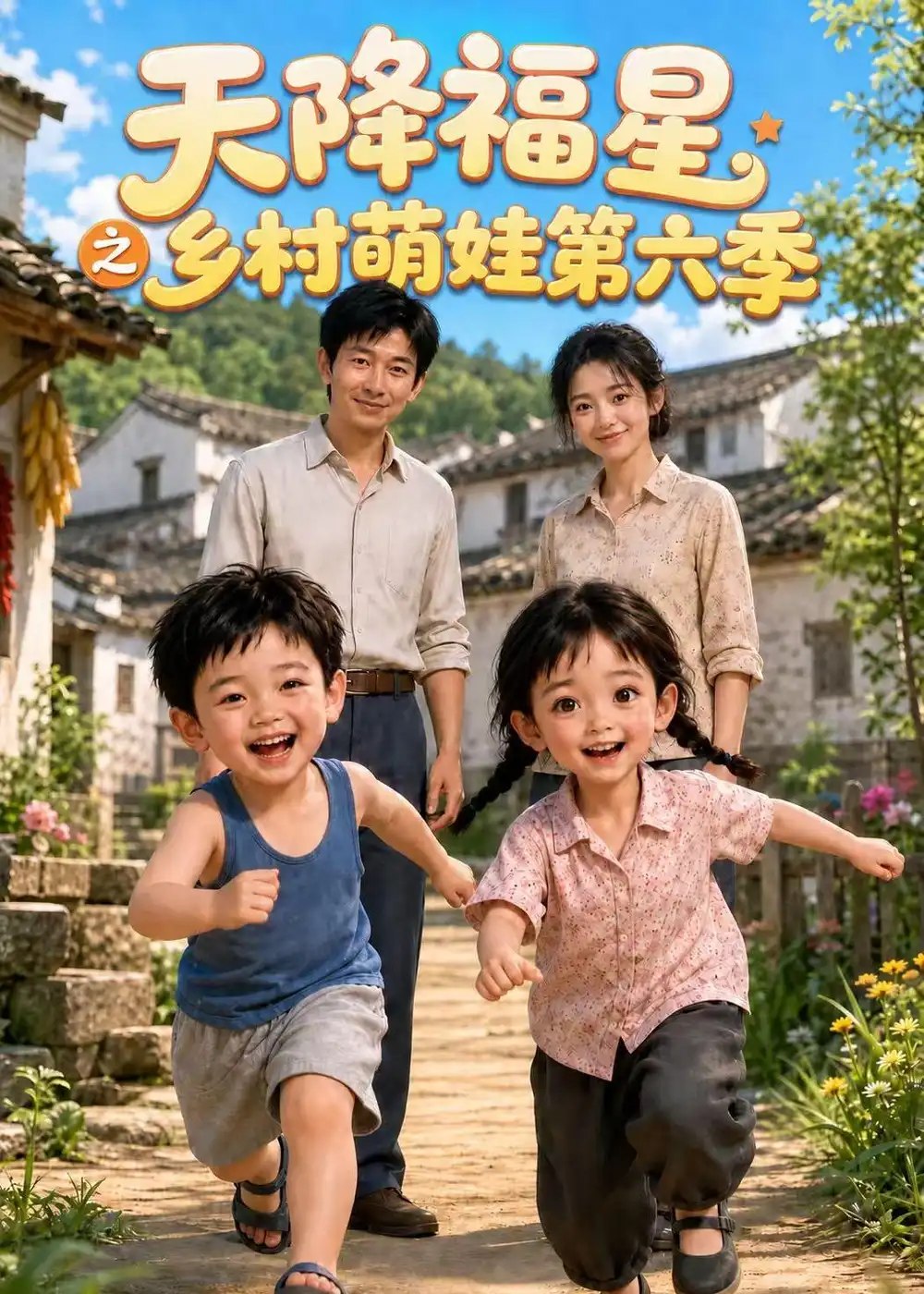 天降福星之乡村萌娃第六季（87集）AI短剧 - 夸克网盘 资源封面图