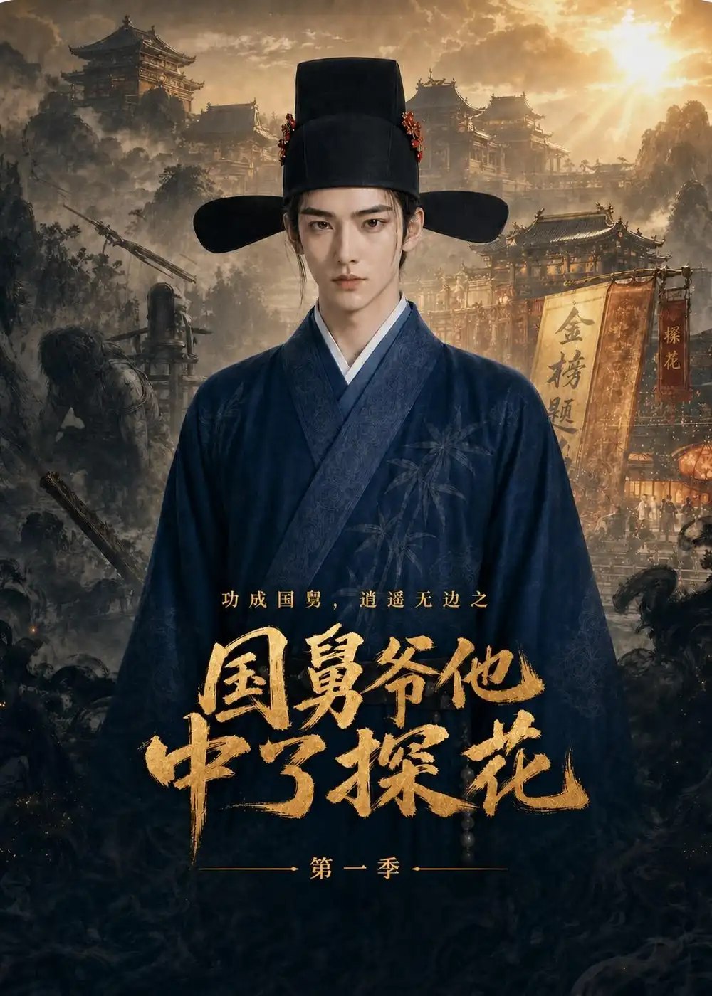 功成国舅，逍遥无边之国舅爷他中了探花&功成国舅逍遥无边之国舅爷他中了探花（123集）AI短剧 - 夸克网盘 资源封面图