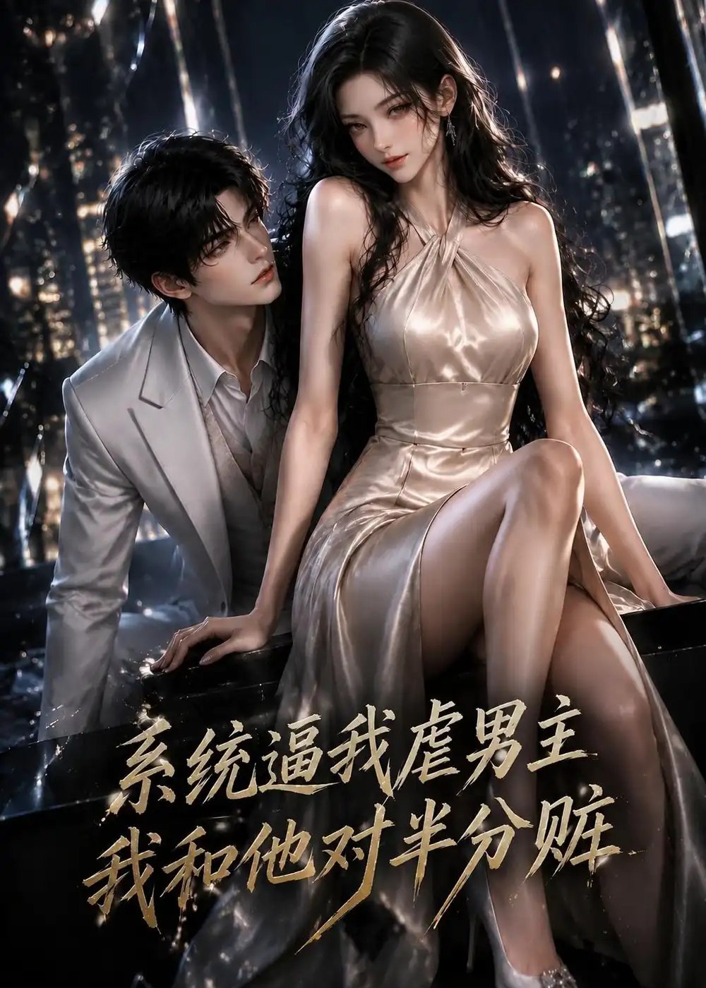 系统逼我虐男主，于是我和他对半分赃&系统逼我虐男主于是我和他对半分赃（42集）AI短剧 - 夸克网盘 资源封面图