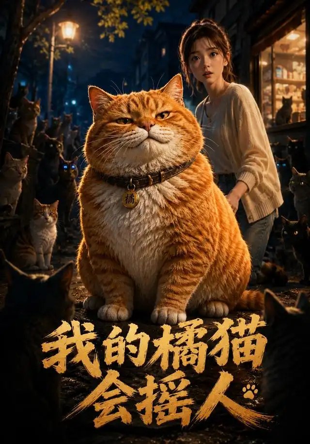 我的橘猫会摇人（18集）AI短剧 - 夸克网盘 资源封面图