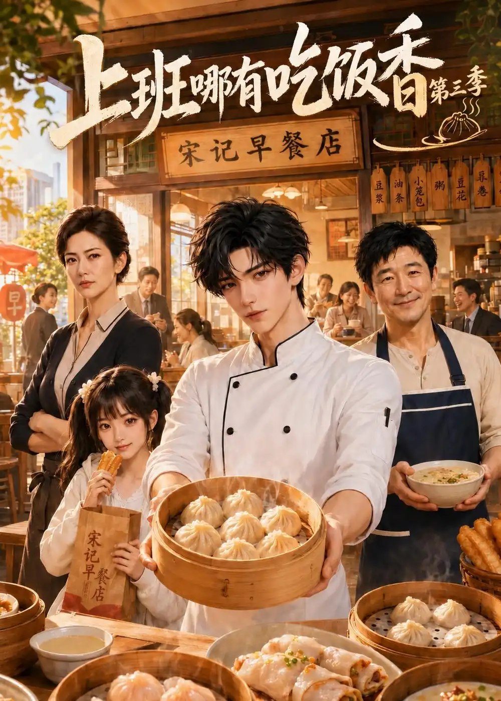 上班哪有吃饭香第三季（158集）AI短剧 - 夸克网盘 资源封面图