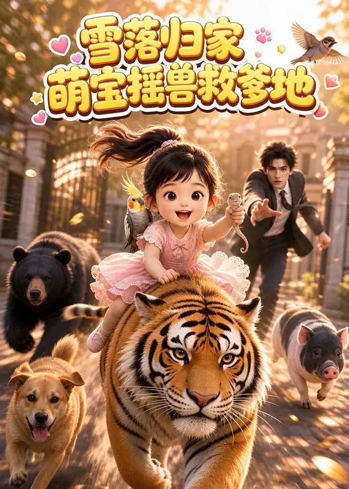 雪落归家：萌宝摇兽救爹地&雪落归家萌宝摇兽救爹地（127集）AI短剧 - 夸克网盘 资源封面图