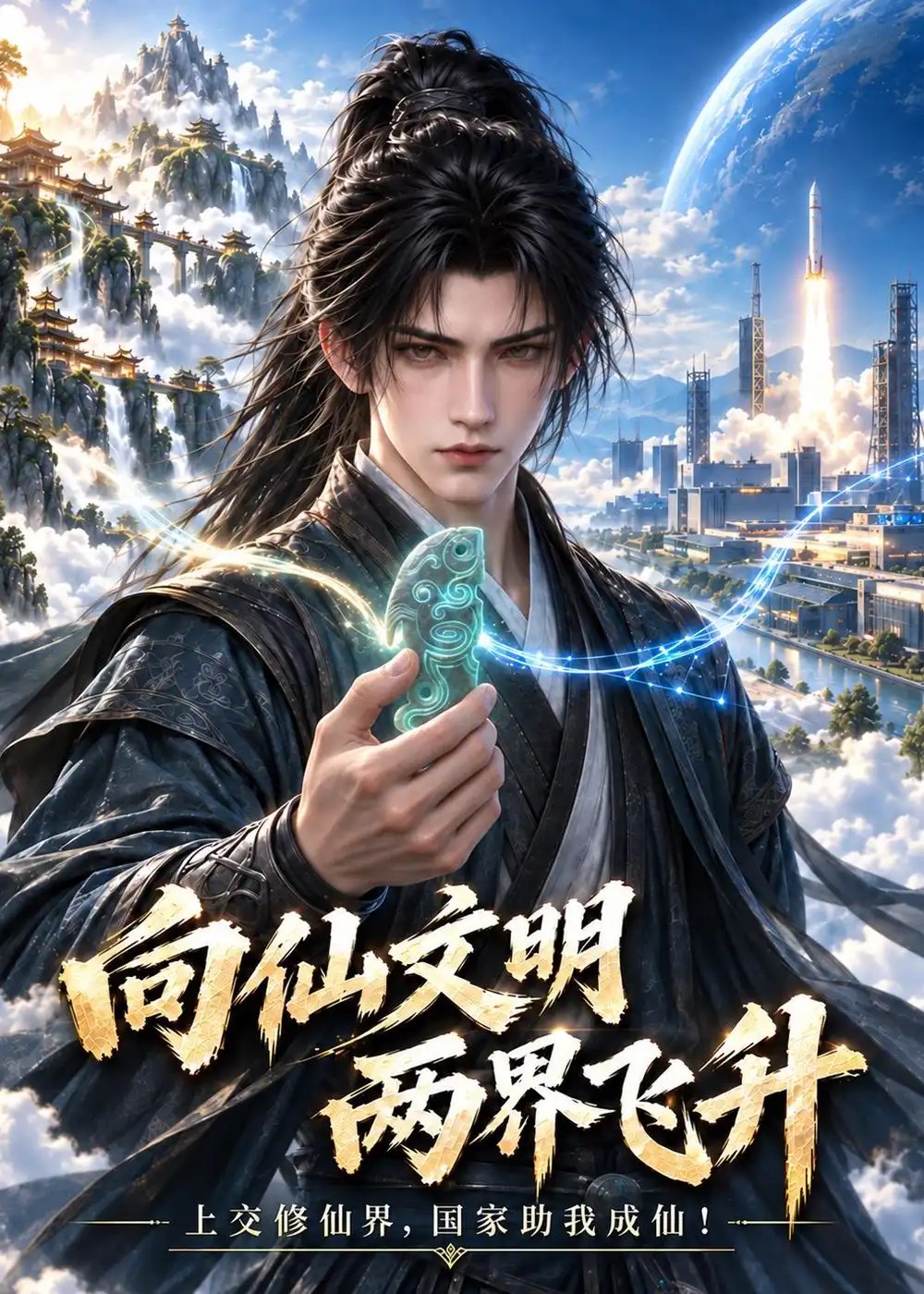 向仙文明两界飞升（102集）AI短剧 - 夸克网盘 资源封面图