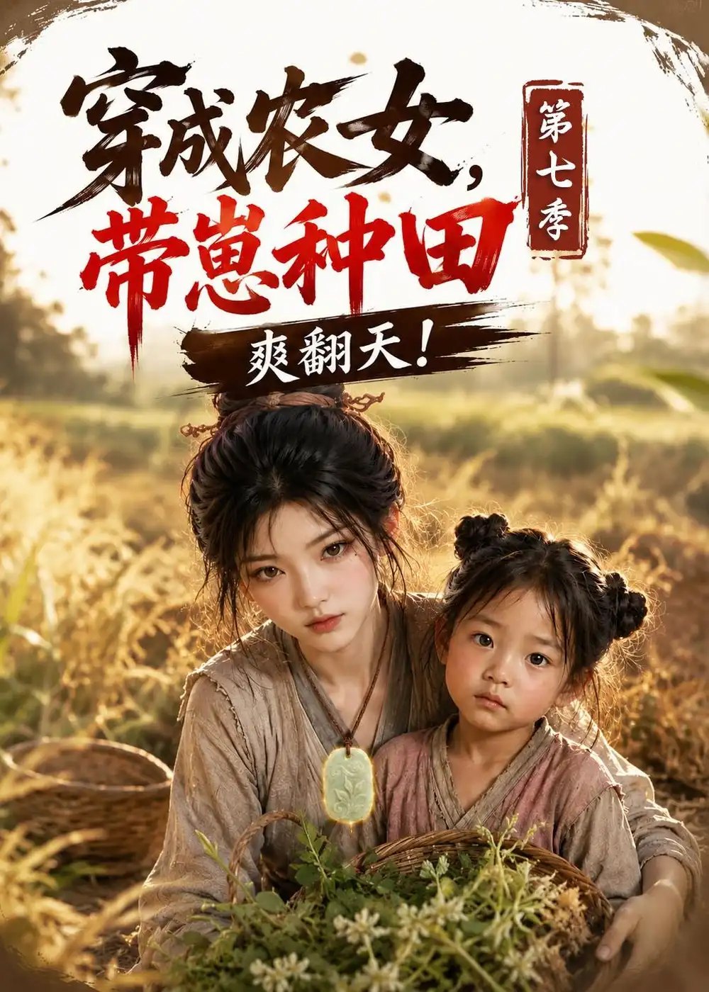 穿成农女，带崽种田爽翻天！第七季&穿成农女带崽种田爽翻天第七季（106集） AI短剧 - 夸克网盘 资源封面图