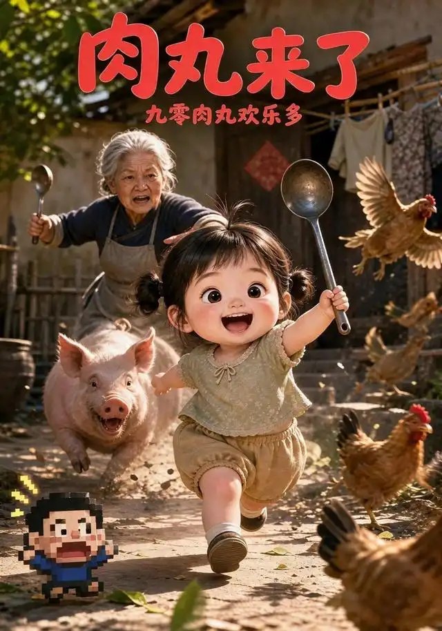 肉丸来了九零肉丸欢乐多（66集）AI短剧 - 夸克网盘 资源封面图