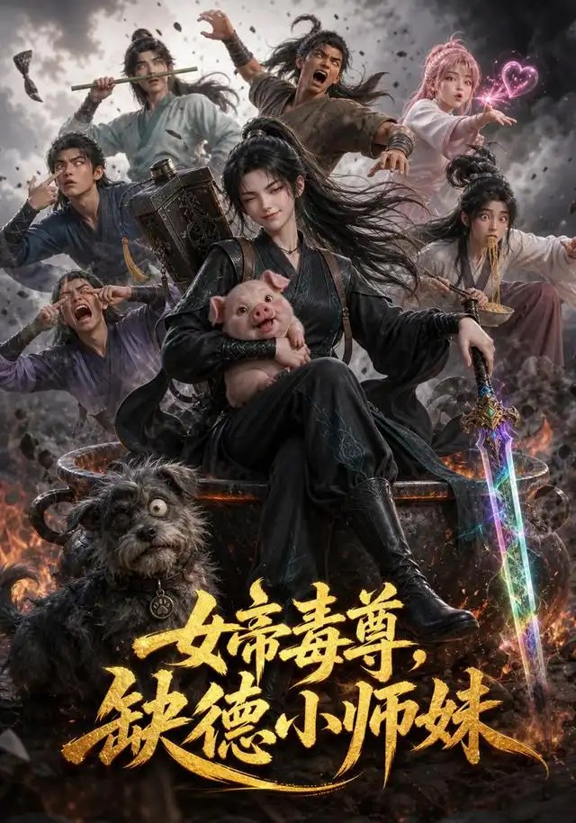 女帝毒尊，缺德小师妹&女帝毒尊缺德小师妹（117集）AI短剧 - 夸克网盘 资源封面图