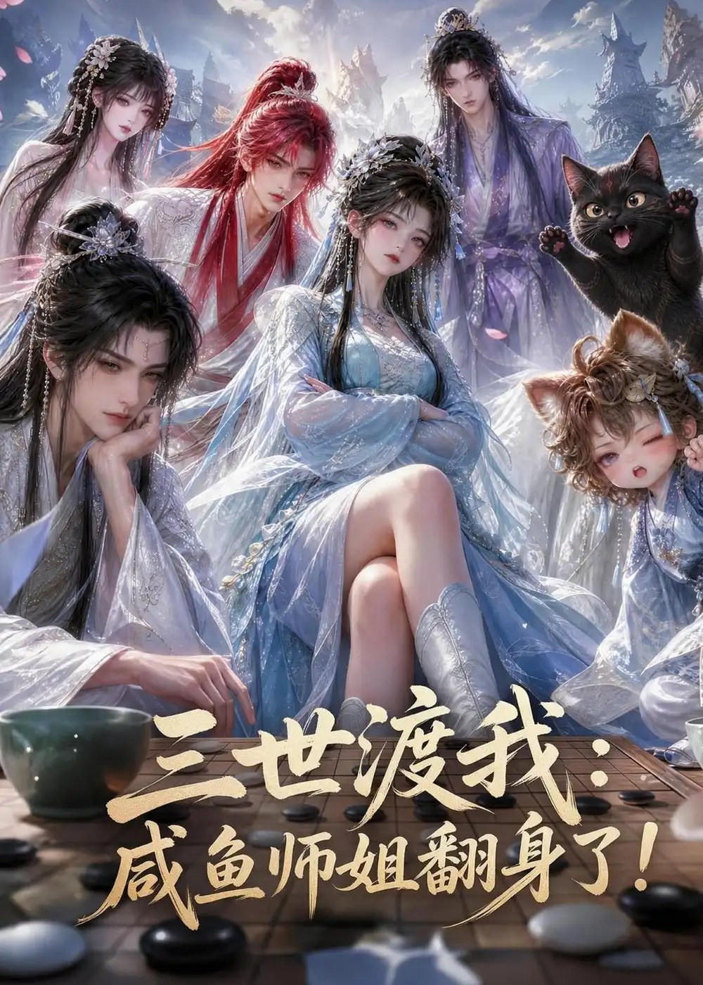 三世渡我咸鱼师姐终于翻身了！&三世渡我咸鱼师姐终于翻身了（100集）AI短剧 - 夸克网盘 资源封面图