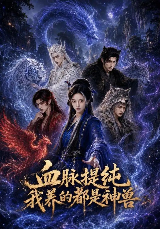 血脉提纯我养的都是神兽（56集）AI短剧 - 夸克网盘 资源封面图