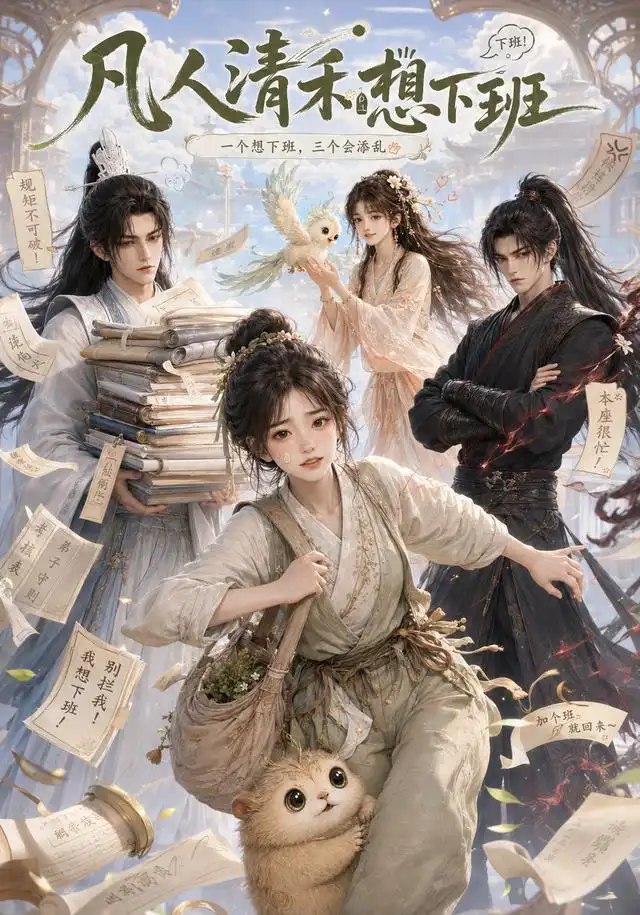 凡人清禾想下班（30集）AI短剧 - 夸克网盘 资源封面图