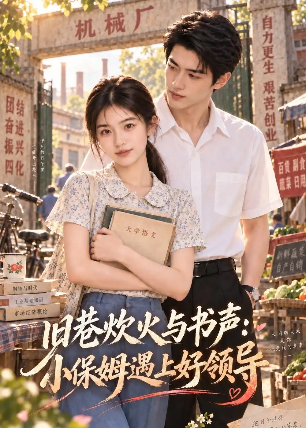 旧巷炊火与书声：小保姆遇上好领导&旧巷炊火与书声小保姆遇上好领导（91集）AI短剧 - 夸克网盘 资源封面图