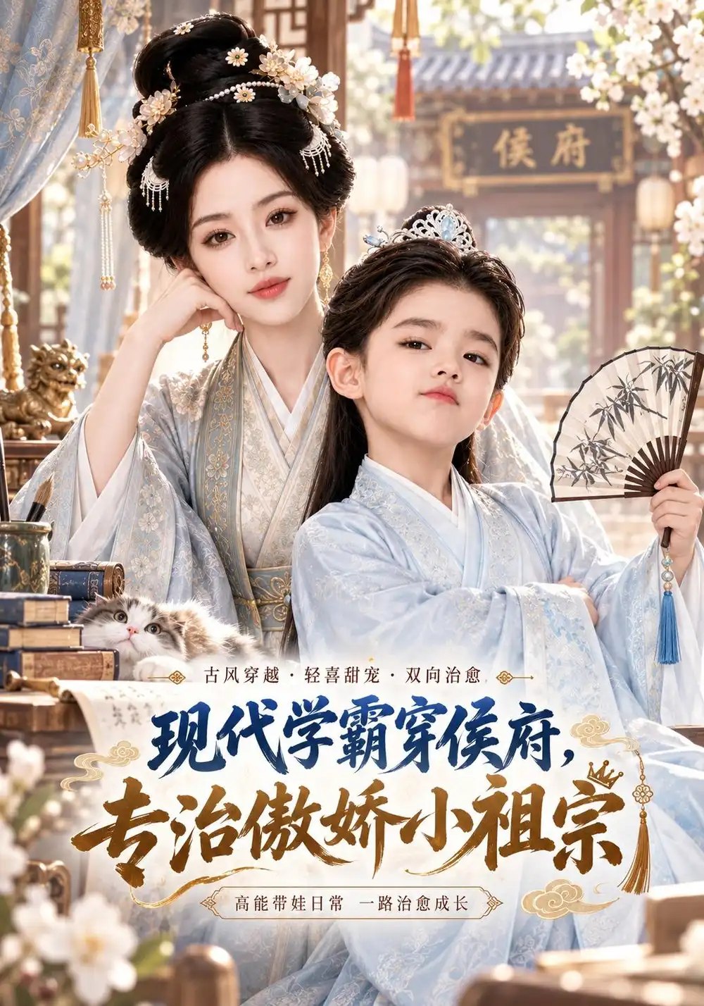 现代学霸穿侯府，专治傲娇小祖宗&现代学霸穿侯府专治傲娇小祖宗（82集）AI短剧 - 夸克网盘 资源封面图