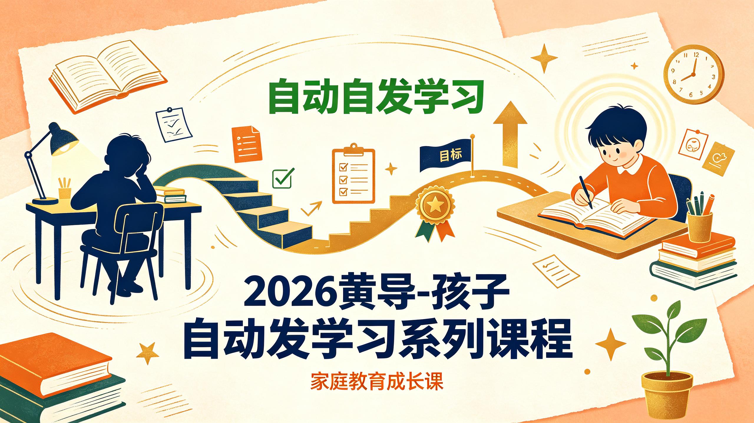 2026黄导-孩子自动自发学习系列课程 - 夸克网盘 资源封面图