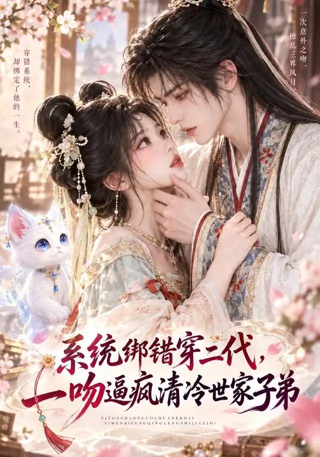 系统绑错穿二代，一吻逼疯清冷世家子弟&系统绑错穿二代一吻逼疯清冷世家子弟（119集）AI短剧 - 夸克网盘 资源封面图