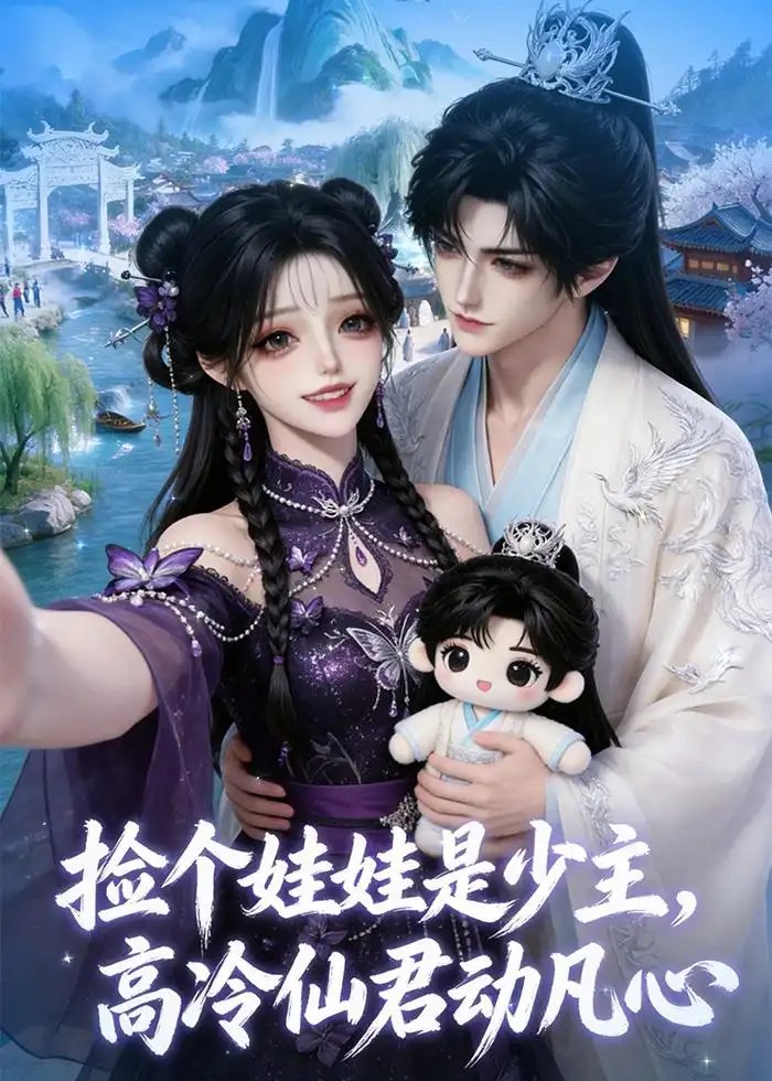 捡个娃娃是少主，高冷仙君动凡心&捡个娃娃是少主高冷仙君动凡心（50集）AI短剧 - 夸克网盘 资源封面图