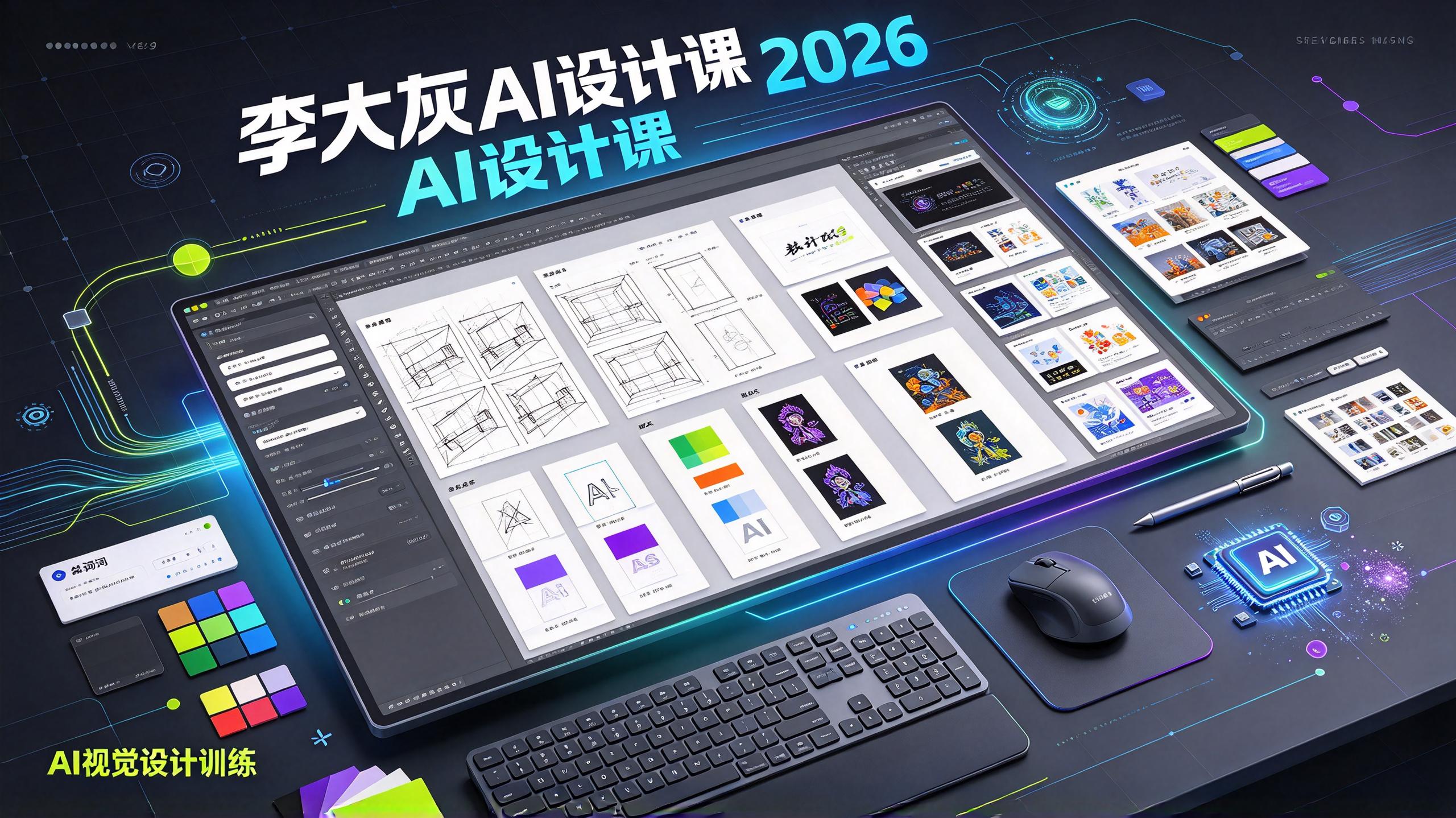 李大灰AI设计课2026 - 夸克网盘 资源封面图