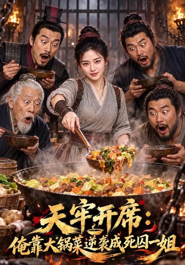 天牢开席：俺靠大锅菜逆袭成死囚一姐&天牢开席俺靠大锅菜逆袭成死囚一姐（109集）AI短剧 - 夸克网盘 资源封面图