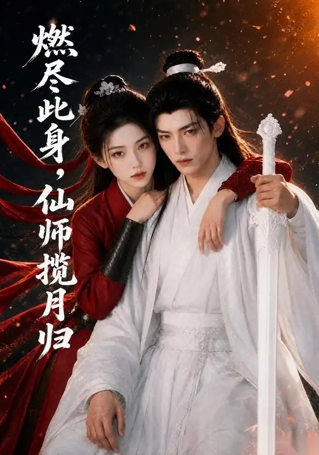燃尽此身，仙师揽月归&燃尽此身仙师揽月归（62集）AI短剧 - 夸克网盘 资源封面图