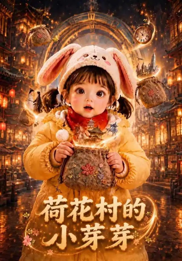 荷花村的小芽芽第一季完结篇（415集）AI短剧 - 夸克网盘 资源封面图