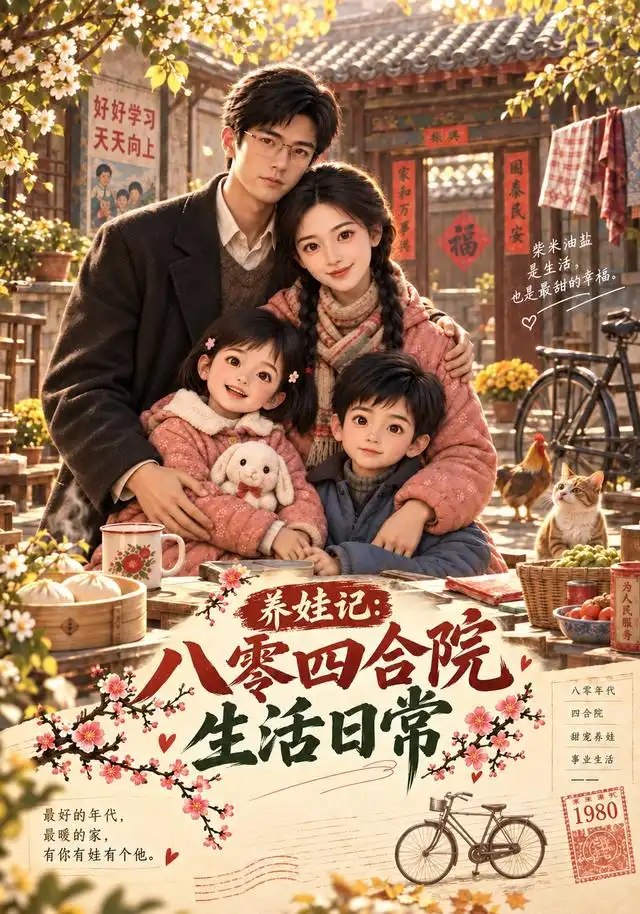 养娃记：八零四合院生活日常&养娃记八零四合院生活日常（191集）AI短剧 - 夸克网盘 资源封面图