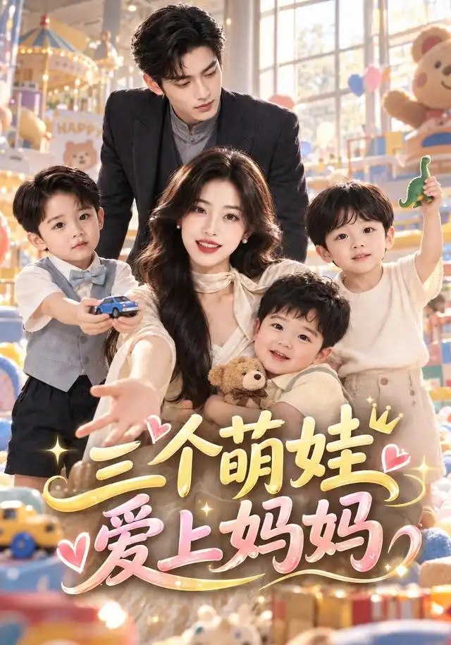 三个萌娃爱上妈妈（77集）AI短剧 - 夸克网盘 资源封面图