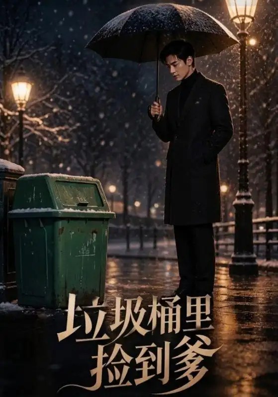 垃圾桶里捡到爹（50集）AI短剧 - 夸克网盘 资源封面图