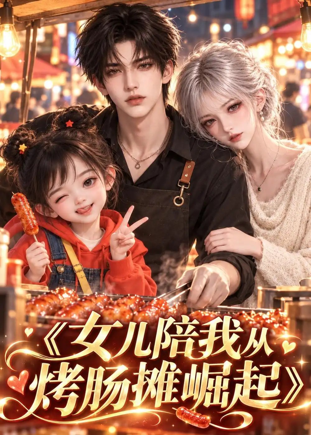 女儿陪我从烤肠摊崛起（123集）AI短剧 - 夸克网盘 资源封面图