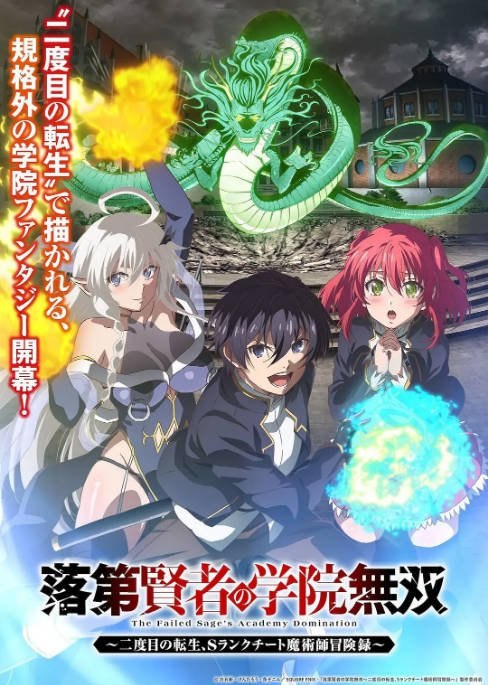[日剧]动漫《落第贤者的学院无双 第二回转生，S等级作弊魔术师冒险记》（2026）动画 / 奇幻 豆瓣4.9[夸克网盘] - 夸克网盘 资源封面图