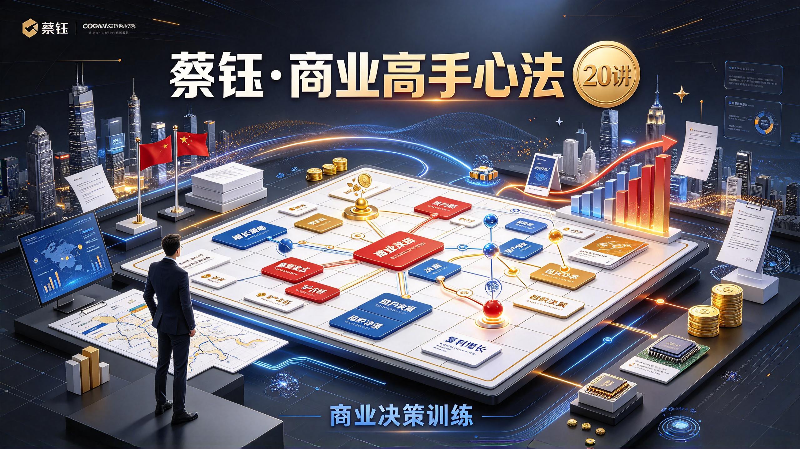 蔡钰·商业高手心法20讲 - 夸克网盘 资源封面图
