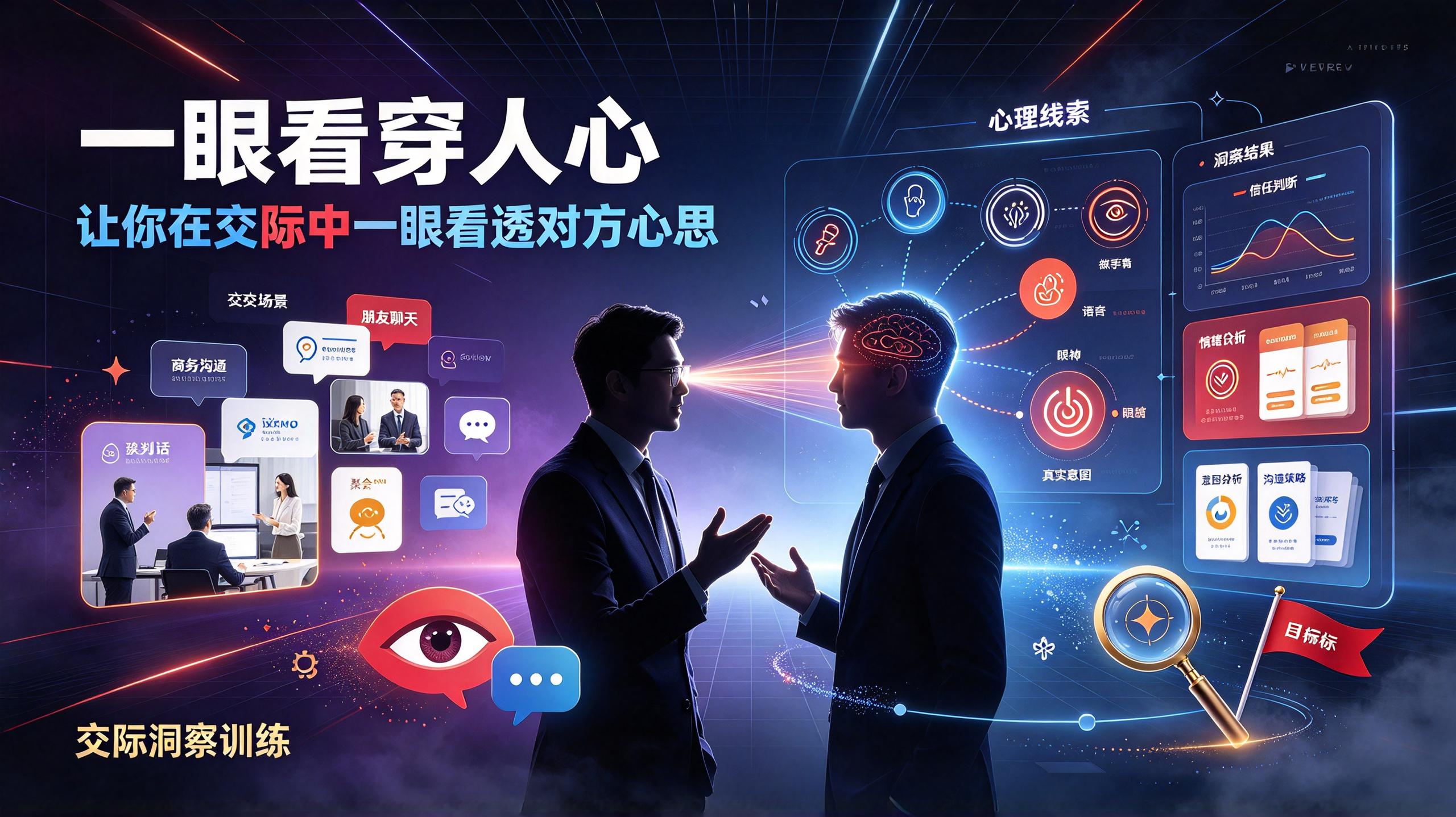 《一眼看穿人心 》：让你在交际中一眼看透对方心思 - 夸克网盘 资源封面图