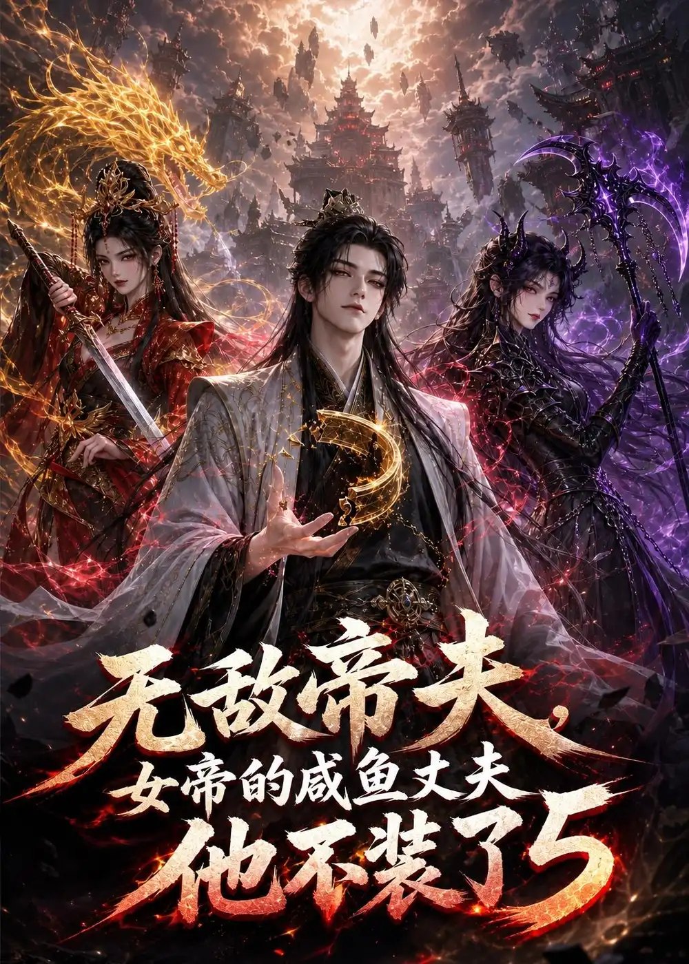 无敌帝夫，女帝的咸鱼丈夫他不装了5&无敌帝夫女帝的咸鱼丈夫他不装了5（305集）AI短剧 - 夸克网盘 资源封面图