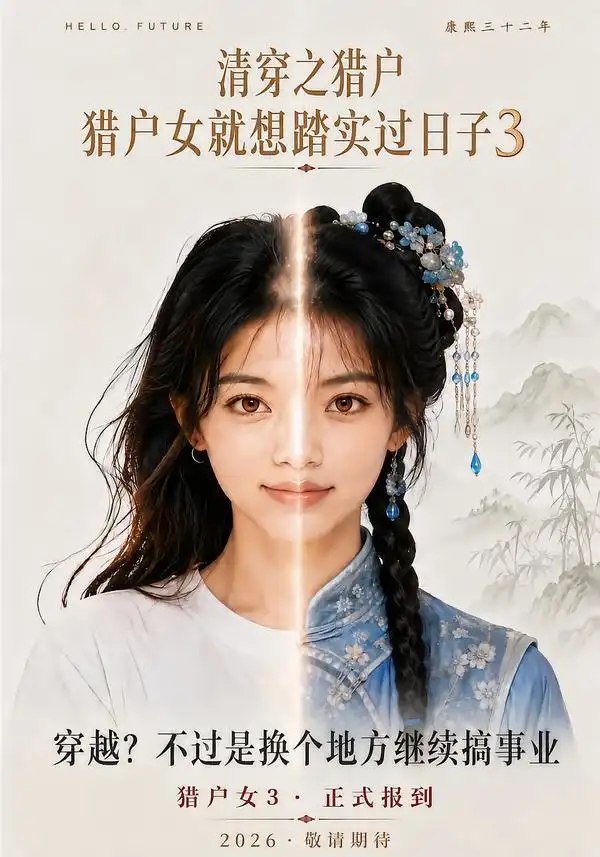清穿之猎户猎户女就想踏实过日子第3季（60集）AI短剧 - 夸克网盘 资源封面图