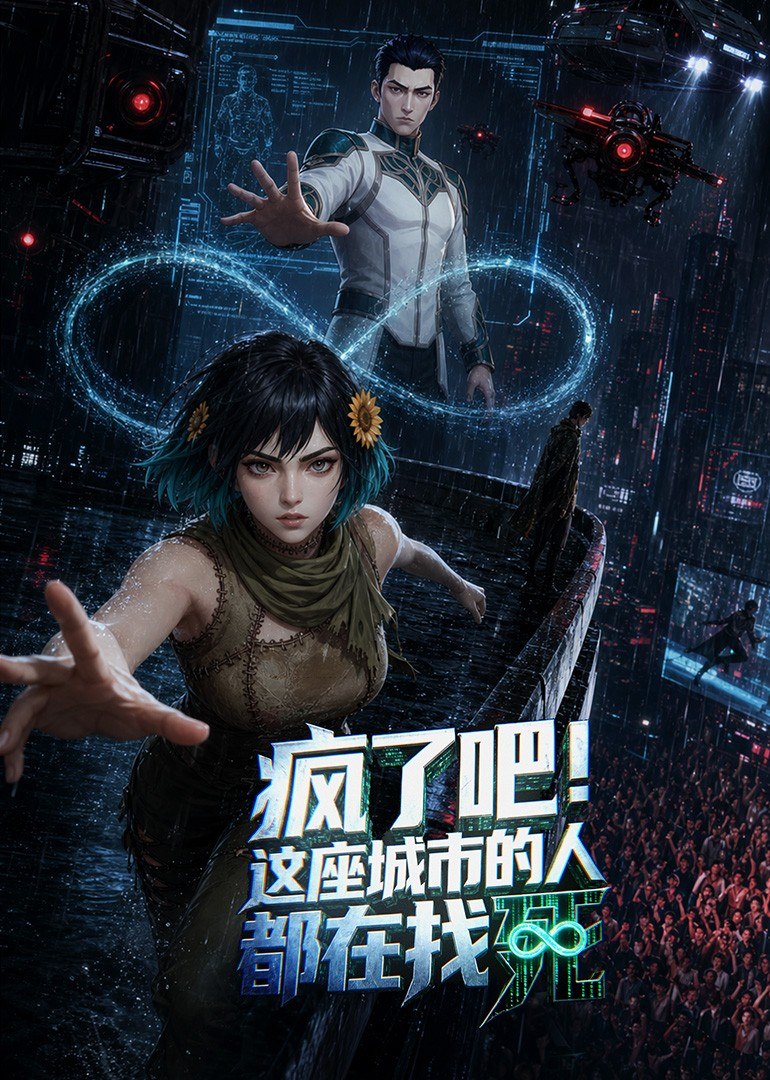 疯了吧！这座城市的人都在找死 疯了吧！这座城市的人都在找死 AI漫剧版（2026）【1080p.SDR】【更11集】 - 百度网盘 资源封面图