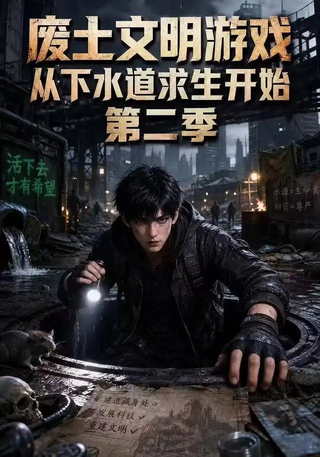 废土文明游戏：从下水道求生开始第二季！&废土文明游戏从下水道求生开始第二季（140集）AI短剧 - 夸克网盘 资源封面图