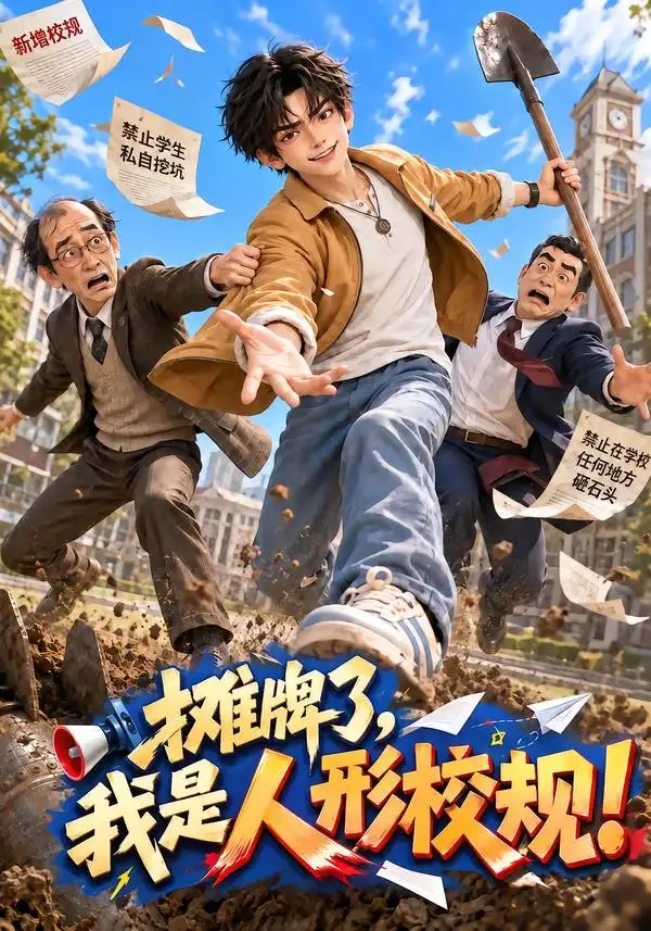 摊牌了，我是人形校规！&摊牌了我是人形校规（101集）AI短剧 - 夸克网盘 资源封面图