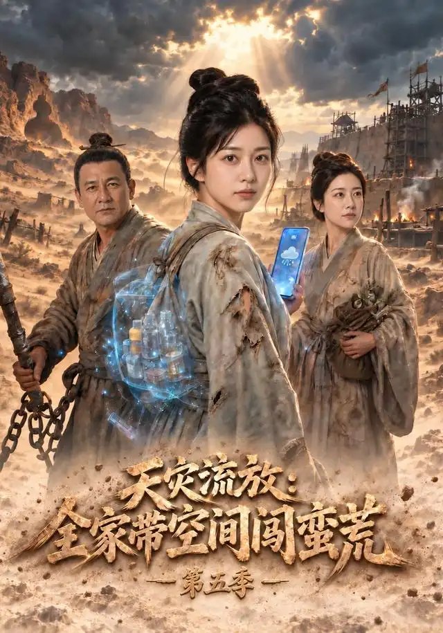 天灾流放：全家带空间闯蛮荒第五季&天灾流放全家带空间闯蛮荒第五季（135集）AI短剧 - 夸克网盘 资源封面图