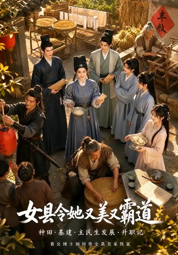 女县令她又美又霸道（104集）AI短剧 - 夸克网盘 资源封面图