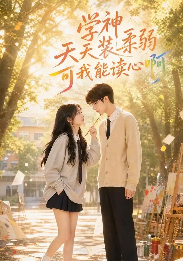 学神天天装柔弱可我能读心啊（80集）AI短剧 - 夸克网盘 资源封面图