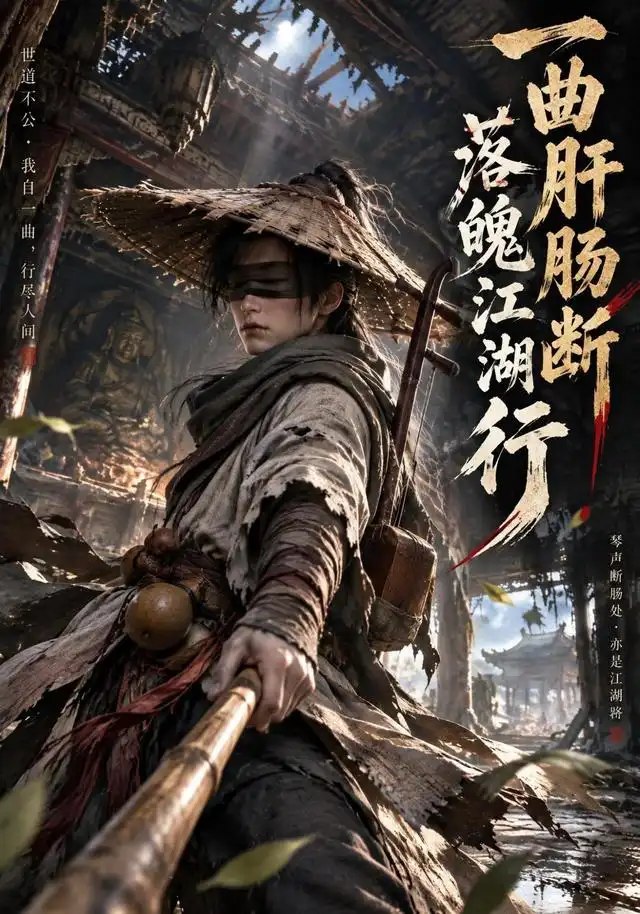 一曲肝肠断，落魄江湖行&一曲肝肠断落魄江湖行（186集）AI短剧 - 夸克网盘 资源封面图