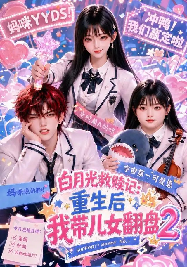 白月光救赎记：重生后我带儿女翻盘2&白月光救赎记重生后我带儿女翻盘2（149集）AI短剧 - 夸克网盘 资源封面图