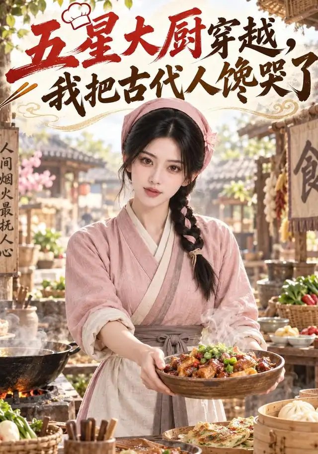 五星大厨穿越，我把古代人馋哭了&五星大厨穿越我把古代人馋哭了（73集）AI短剧 - 夸克网盘 资源封面图