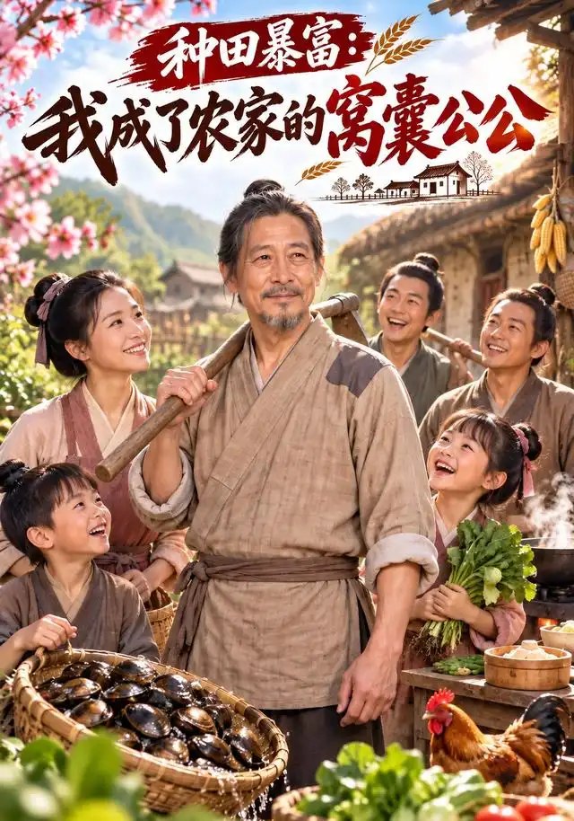 种田暴富我成了农家的窝囊公公（141集）AI短剧 - 夸克网盘 资源封面图