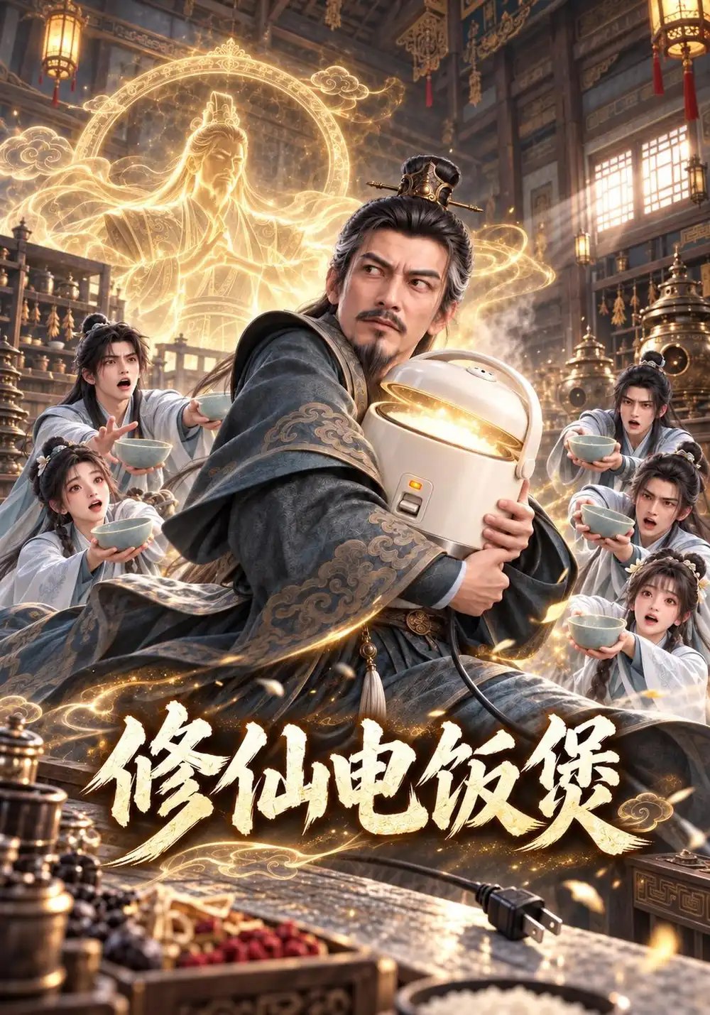 修仙电饭煲（15集）AI短剧 - 夸克网盘 资源封面图